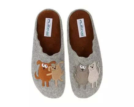 Слипперы Petlove Flexus, серый