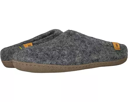 Слипперы Slipper with Leather Sole Baabushka, серый