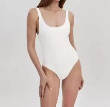 Слитный купальник Anne Marie кремового цвета Solid & Striped