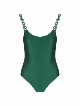 Слитный купальник August Zimmermann, зелёный