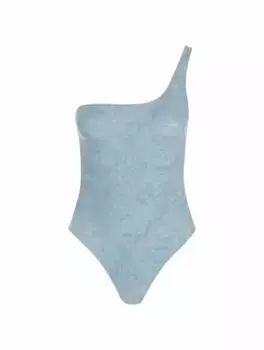 Слитный купальник Barocco Versace, синий