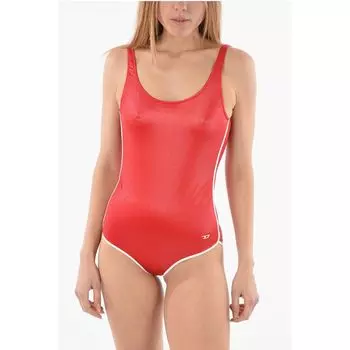 Слитный купальник BFSW-ANTIOPE, однотонный, с контрастными вставками Diesel, Red