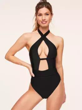 Слитный купальник Brinlee для плавания Adore Me, черный