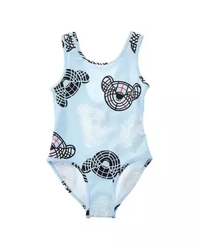 Слитный купальник Burberry Tirza Bears, синий