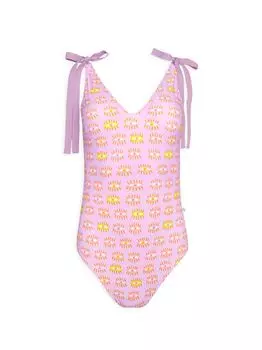 Слитный купальник Cleo Posh Peanut, фиолетовый