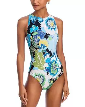 Слитный купальник Jenn Tie Back Johnny Was, мультиколор