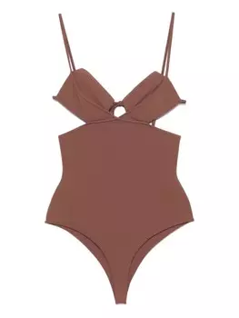 Слитный купальник Nensi Dojaka, коричневый