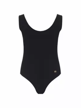 Слитный купальник с логотипом DG Dolce&Gabbana, черный