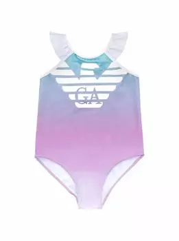 Слитный купальник с логотипом EMPORIO ARMANI