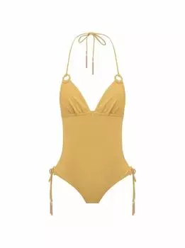 Слитный купальник с люрексом Zimmermann