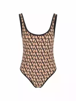 Слитный купальник Toile Iconographe Valentino Garavani, мультиколор
