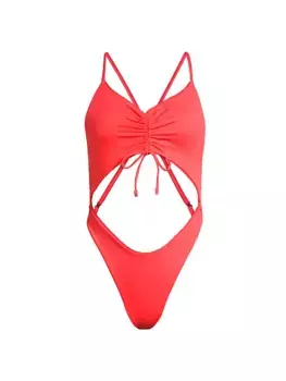 Слитный купальник Verano Road Diany Agua Bendita, коралл