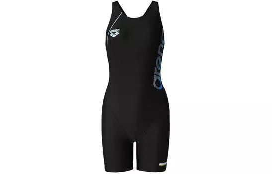 Слитный женский купальник Arena, черный/розовый