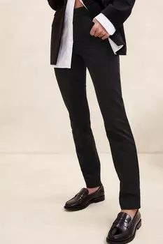 Слоан узкие брюки Banana Republic, черный