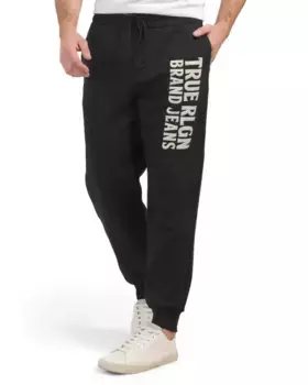 Слоеные джоггеры True Religion, черный