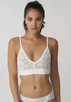 Sloggi Бюстье "GO Allround Lace Bralette", один размер, белый