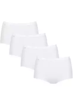 Sloggi Трусы макси "Basic+ Maxi 4P" (4 шт. в упаковке), брюки, белый