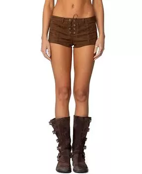 Слоун Микро-шорты Edikted, коричневый