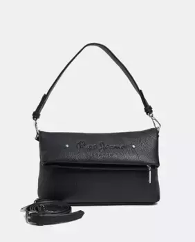 Сложенная сумка через плечо Pepe Jeans, черный