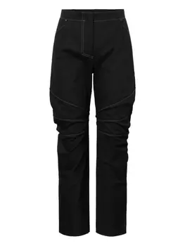 Сложенные джинсы Elena Velez, черный