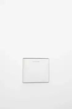 Сложенный кожаный кошелек Acne Studios, White