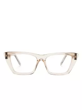 Слюдяные очки Saint Laurent Eyewear, желтый