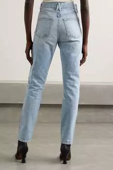 SLVRLAKE + NET SUSTAIN Узкие джинсы Beatnik с высокой посадкой, деним