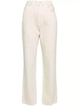 SLVRLAKE прямые джинсы с завышенной талией, нейтральный цвет