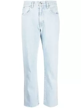 SLVRLAKE прямые джинсы средней посадки, синий