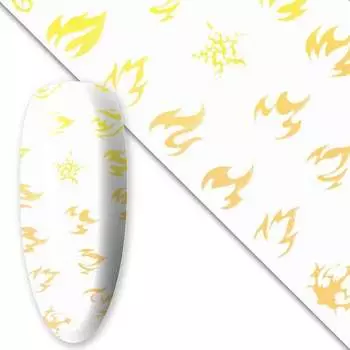 См УФ-светящаяся переводная пленка № 3 MollyLac, Luminous Flames 100, Molly Lac