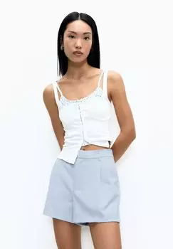 SMART BERMUDA With Darts PULL&BEAR, Шорты синий