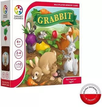 Smart Games Grabbit (ENG), настольная игра, игра-головоломка, IUVI Games
