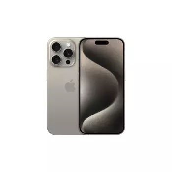 Смартфон Apple iPhone 15 Pro, 128 ГБ, (2 E-SIM), Natural Titanium