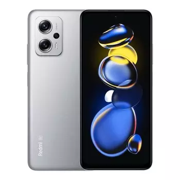 Смартфон Xiaomi Redmi Note11T Pro 5G 8ГБ/128ГБ (2x Nano-SIM), серебряный