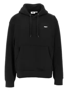 Смелая толстовка с капюшоном Obey, черный