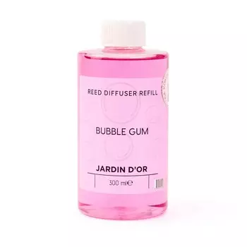 Сменная бутылка для освежителя воздуха Jardin D'or, декоративная жевательная резинка, прозрачная, 300 мл Jardin Dor