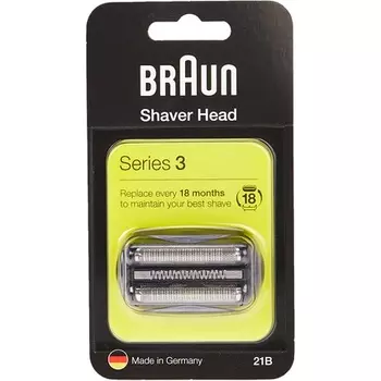 Сменная головка для электробритвы Series 3, 21B, черная, Braun