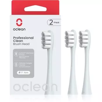 Сменная головка Professional Clean - серебристая, 2 шт Oclean