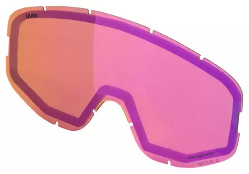 Сменная линза Pyro FM розово-прозрачная Uvex