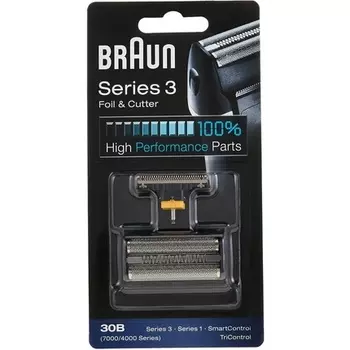Сменная сетка и резак для электробритвы Series 3 30B, черный, Braun