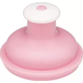 Сменная всплывающая бутылочка с мундштуком, розовая Babydream, 1 шт.