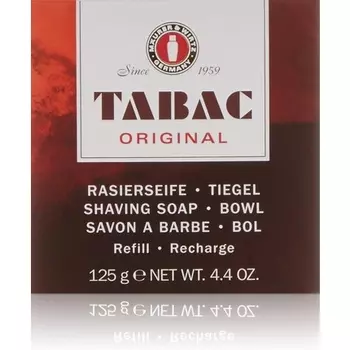 Сменное мыло для бритья для чаши, 125 г - с 1959 года., Tabac Original