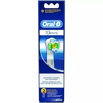 Сменные насадки для щеток Oral B 3D White, 2 шт. Oral-B