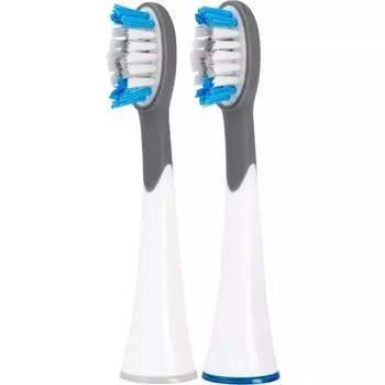 Сменные насадки Silk'n SonicSmile для комфортной чистки зубов, 2 шт., белый/серый
