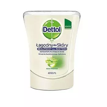 Сменный блок для системы мытья рук Dettol No Touch Алоэ Вера 250 мл