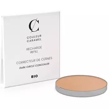 Сменный блок органического консилера от кругов и пятен под глазами, цвет 11 полупрозрачный бежевый, Couleur Caramel