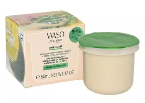 Сменный крем для лица, 50 мл Shiseido, Waso Shikulime Mega Hydrating Moisturizer