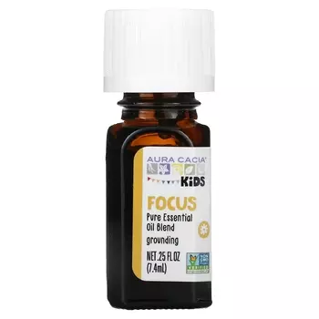 Смесь эфирных масел Aura Cacia Kids Pure Focus, 7,4 мл
