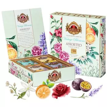 Смесь цейлонского чая BASILUR Vintage Blossoms Ассорти в пакетиках х1 sarcia.eu