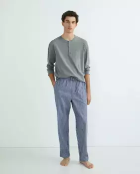 Смешанная мужская пижама Dustin, серый